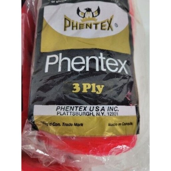 7 Vintage NIP Phentex 3 Ply Knitting Yarn Olefin Red 2.67oz Canada - Picture 4 of 5